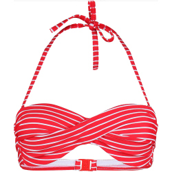 Stuf St. Tropez 4-L Damen Bandeau Bikini rot 36