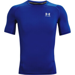UNDER ARMOUR HeatGear kurzarm Funktionsshirt Herren royal S