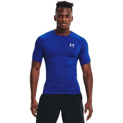UNDER ARMOUR HeatGear kurzarm Funktionsshirt Herren royal S