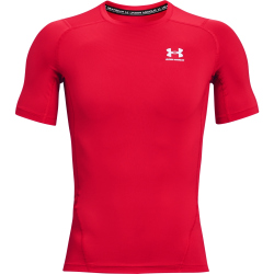 UNDER ARMOUR HeatGear kurzarm Funktionsshirt Herren red L