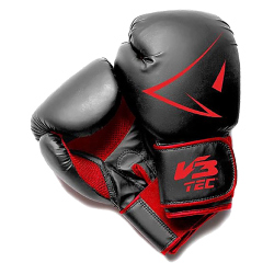 V3TEC Club Pro Boxhandschuhe schwarz/rot 6