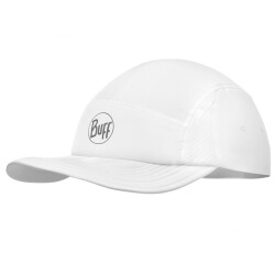 BUFF 5 Panel Cap r-solid white S/M