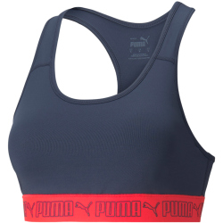 PUMA Mid Impact Elastic Padded Sport-BH Pm Damen