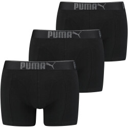 6er Pack PUMA Premium Sueded Cotton Boxershorts black S