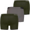 6er Pack PUMA Premium Sueded Cotton Boxershorts dark green combo S