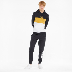 PUMA Ess+ Metallic Colorblock Fleece Hoodie Herren