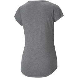 PUMA Train Favorite Heather Cat Trainingsshirt Damen charcoal heather/puma cat S