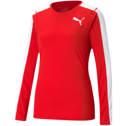 PUMA Cross The Line Training Sweatshirt Damen PUMA red/PUMA white XS