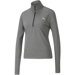 PUMA Cross The Line Training 1/4-Zip Damen medium gray...