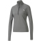 PUMA Cross The Line Training 1/4-Zip Damen medium gray heather S
