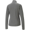 PUMA Cross The Line Training 1/4-Zip Damen medium gray heather S