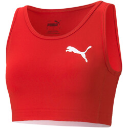 PUMA Cross The Line Crop Fitnesshirt 2.0 Damen PUMA red L