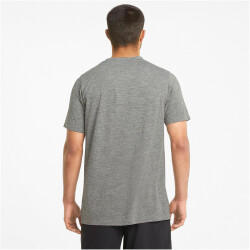 PUMA Train Favorite Heather Cat Trainingsshirt medium gray heather S