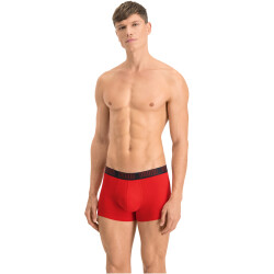 4er Pack PUMA Basic Trunk Boxershorts red / black S