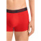4er Pack PUMA Basic Trunk Boxershorts red / black S