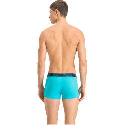 4er Pack PUMA Basic Trunk Boxershorts aqua / blue XL