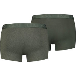4er Pack PUMA Basic Trunk Boxershorts green melange S