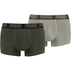 4er Pack PUMA Basic Trunk Boxershorts dark green combo S
