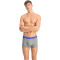 4er Pack PUMA Basic Trunk Boxershorts blue / grey melange (023) M