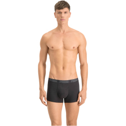 6er Pack PUMA Basic Trunk Boxershorts dark grey melange / black L