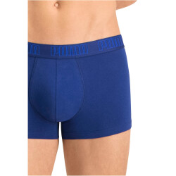 6er Pack PUMA Basic Trunk Boxershorts blue / grey melange (023) M