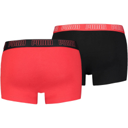 8er Pack PUMA Basic Trunk Boxershorts red / black XL