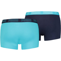 8er Pack PUMA Basic Trunk Boxershorts aqua / blue L