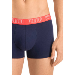 8er Pack PUMA Basic Trunk Boxershorts blue / grey melange XL