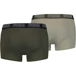 8er Pack PUMA Basic Trunk Boxershorts dark green combo S