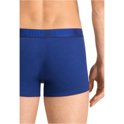 8er Pack PUMA Basic Trunk Boxershorts blue / grey melange (023) L
