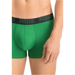 10er Pack PUMA Basic Trunk Boxershorts amazon green XL