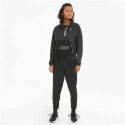 PUMA Train Logo Woven 1/4-Zip Sweatshirt Damen puma black S