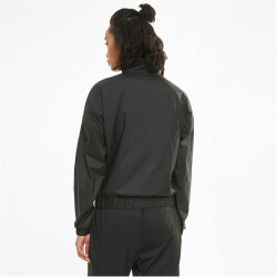 PUMA Train Logo Woven 1/4-Zip Sweatshirt Damen puma black S