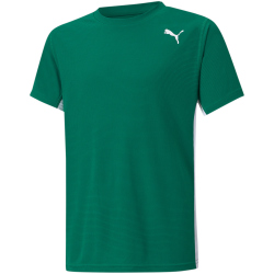 PUMA Cross The Line Trainingsshirt 2.0 Kinder power green/puma white 152
