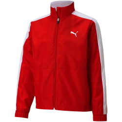 PUMA Cross The Line Warm Up Trainingsjacke 2.0 Kinder PUMA red/PUMA white 152