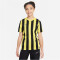 NIKE Dri-FIT Striped Division IV kurzarm Kinder Striped kurzarm Fußball Trikot tour yellow/black/white S (128-137 cm)
