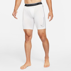 NIKE Pro Dri-FIT Funktionsshorts Herren white/black/black S