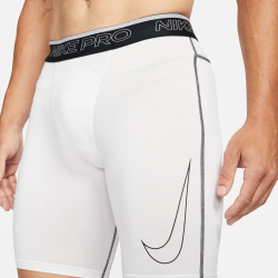 NIKE Pro Dri-FIT Funktionsshorts Herren white/black/black S