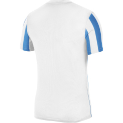 NIKE Dri-FIT Striped Division IV Herren kurzarm Fußball Trikot white/university blue/black S