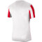 NIKE Dri-FIT Striped Division IV Herren kurzarm Fußball Trikot white/university red/black M