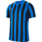 NIKE Dri-FIT Striped Division IV Herren kurzarm Fu&szlig;ball Trikot royal blue/black/white S