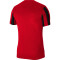 NIKE Dri-FIT Striped Division IV Herren kurzarm Fußball Trikot university red/black/white XL