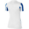 NIKE Dri-FIT Striped Division IV Damen kurzarm Fußball Trikot white/royal blue/black L