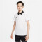 NIKE Park 20 Dri-FIT Kinder Fußball Poloshirt kurzarm white/black/black XS (122-128 cm)