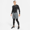 NIKE Pro Dri-FIT lange Funktionshose Herren black/white S