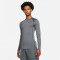 NIKE Pro Dri-FIT langarm Funktionsshirt Herren iron grey/black/black M