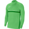 NIKE Dri-FIT Academy Fu&szlig;ball Zip-Sweatshirt Herren lt green spark/white/pine green/white XL