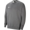 NIKE Park 20 Fleece Sweatshirt Kinder charcoal heathr/white XS (122-128 cm)