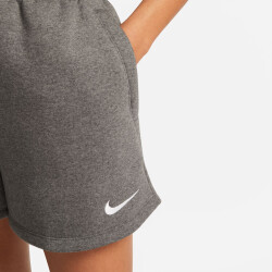 NIKE Park 20 Fleece Shorts Damen charcoal heathr/white/white XS