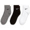 3er Pack NIKE Everyday Lightweight Trainingssocken Ankle multi-color 34-38